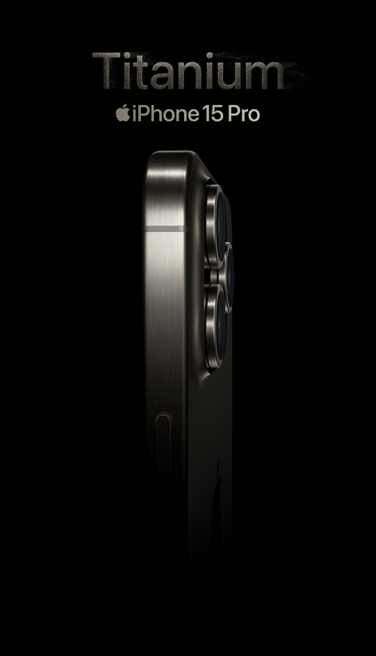 Titanium iPhone 15 Pro